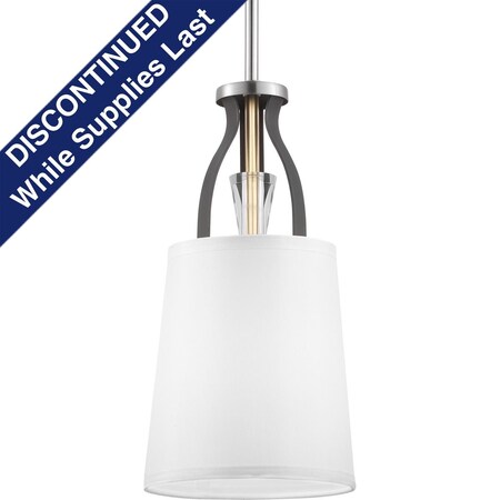 Progress Lighting Nealy Collection One-Light Mini Pendant P500141-009